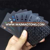 custom logo PVC playing card deck with plastic wrapper