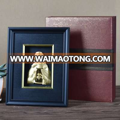 High Quality 3D 24K Gold Plated photo Frame