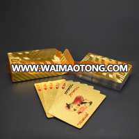 America Flag Design poker 24K gold foil plated Playing Cards