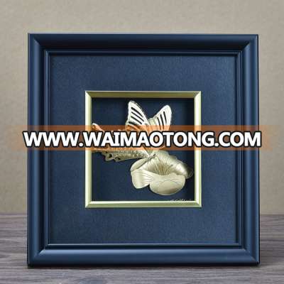 3D Gold foil Picture Fame For Home Decoration Or Gift