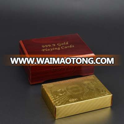 Factory Price Customized Gold Playing Card 10000JPY Design for Souvenir