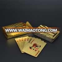 High Quality customized 24K gold plated playing card For dubai souvenir