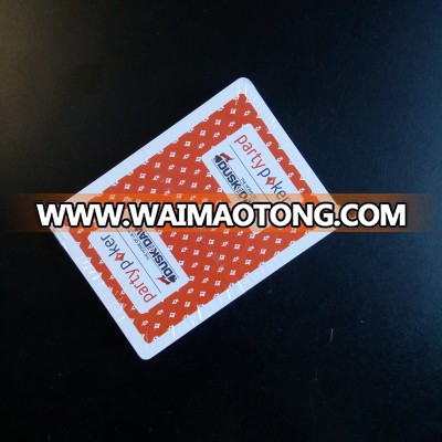 High quality custom printing plastic poker playing cards,printer pvc game card